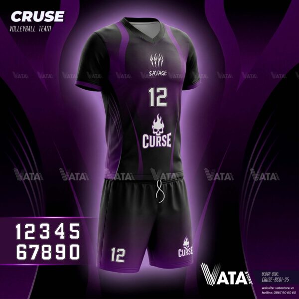 Mẫu đồ bóng chuyền nam Cruse team  (Cruse-BC01-26)