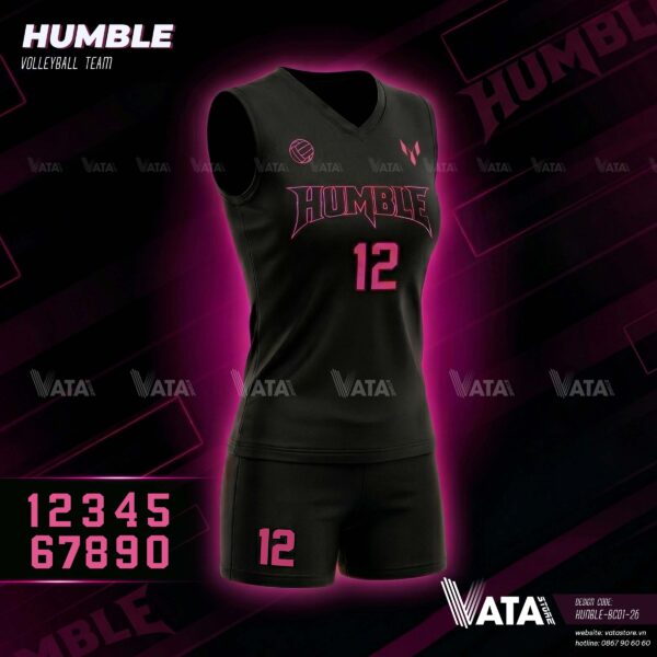 Mẫu đồ bóng chuyền nữ HUMBLE (HUMBLE-BC01-26)